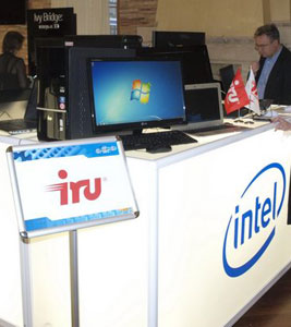 Компания iRU  -  партнер Intel на презентации процессоров 3-его поколения