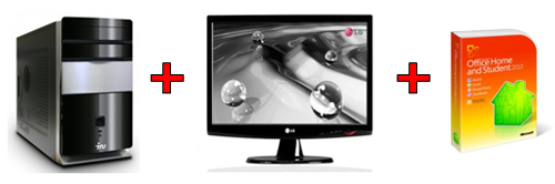 Комплекты ПК iRU с монитором LG на 50% дешевле!